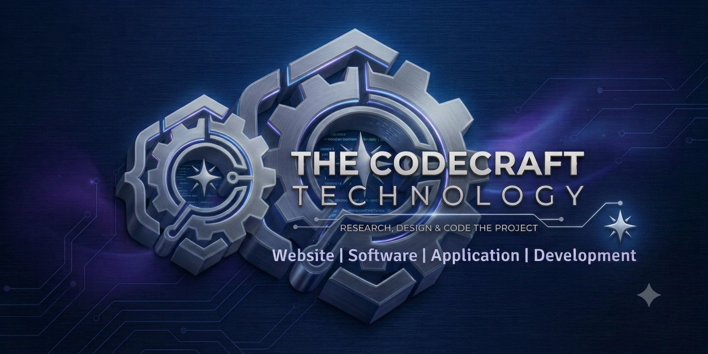 The CodeCraft Technology — website, software, and application development